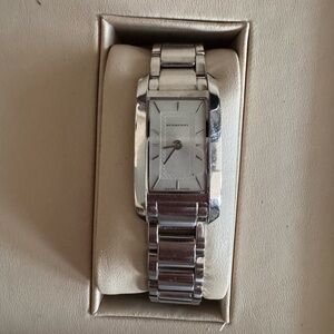 Burberry Women’s Stainless Steel Rectangular Watch